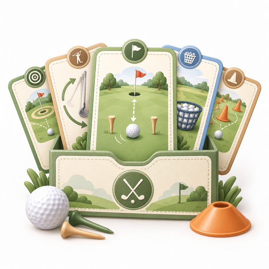 Beginner Golf Practice Drill Cards